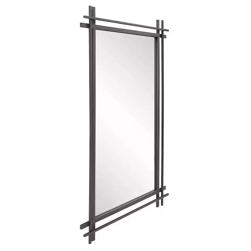 Miroir mural rectangulaire 27"x38" avec cadre doré orné
