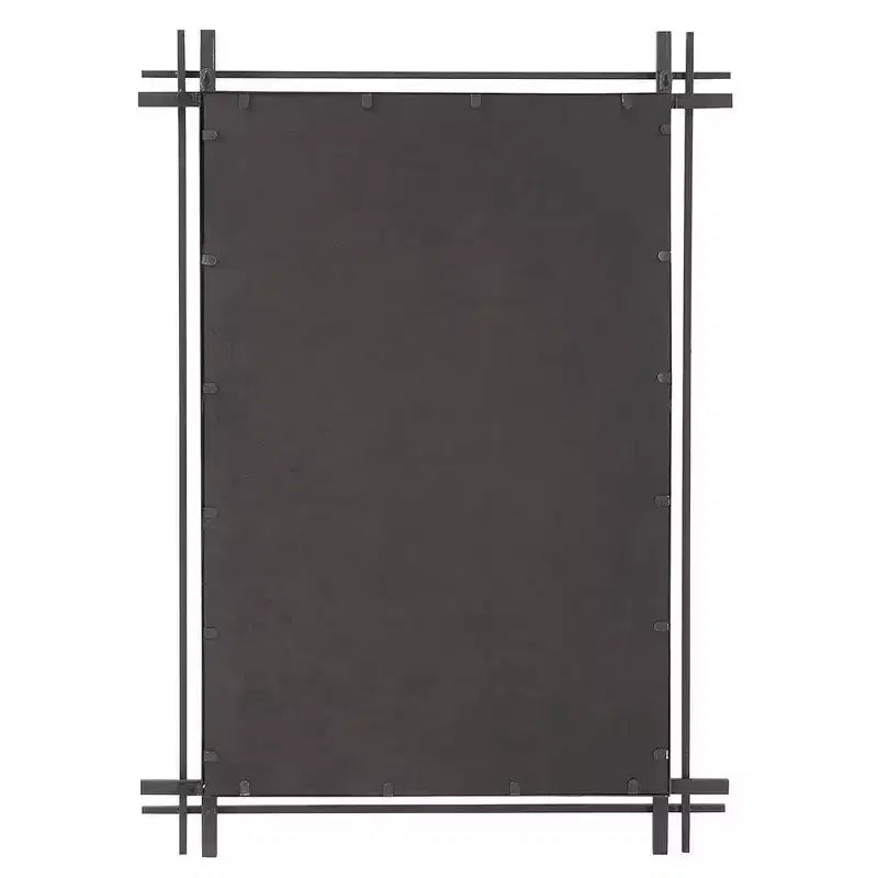 Miroir mural rectangulaire 27"x38" avec cadre doré orné