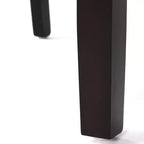 Lot de 2 tabourets de bar rembourrés contemporains en bois d'hévéa de 76 cm