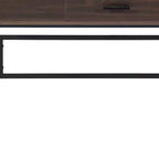 Bureau 42" marron et noir
