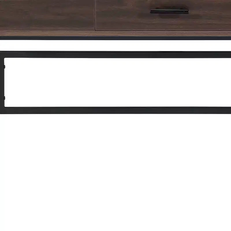 Bureau 42" marron et noir