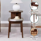 Table d'appoint rectangulaire en bois