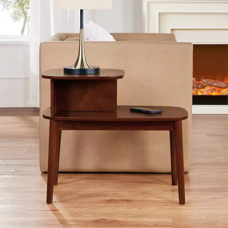 Table d'appoint rectangulaire en bois