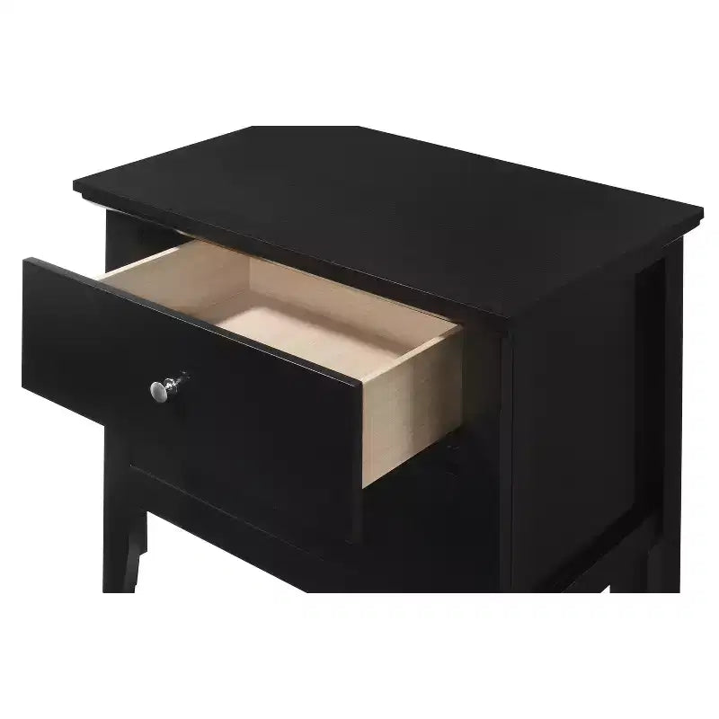 Table de Chevet Rectangle en Bois de Cerisier pour Chambre et Salon