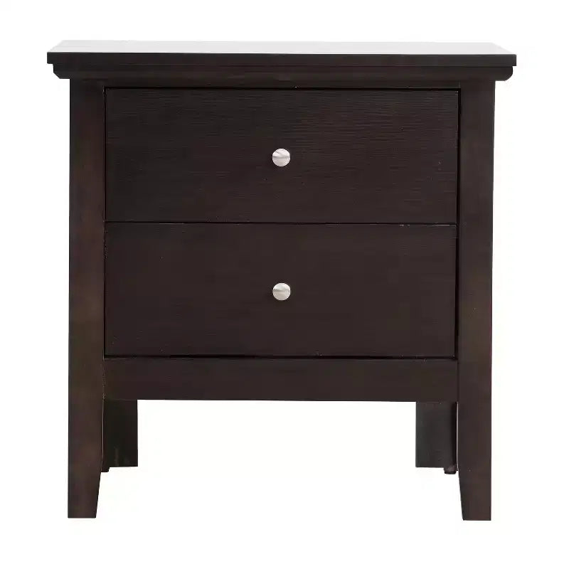 Table de Chevet Rectangle en Bois de Cerisier pour Chambre et Salon