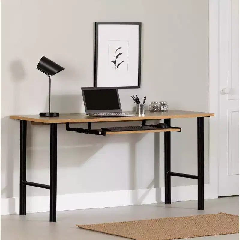 Commode à 5 tiroirs avec glissières en métal et surface stratifiée – H 123,8 cm