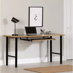 Commode à 5 tiroirs avec glissières en métal et surface stratifiée – H 123,8 cm