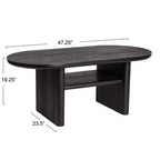 Table basse Firwood noire