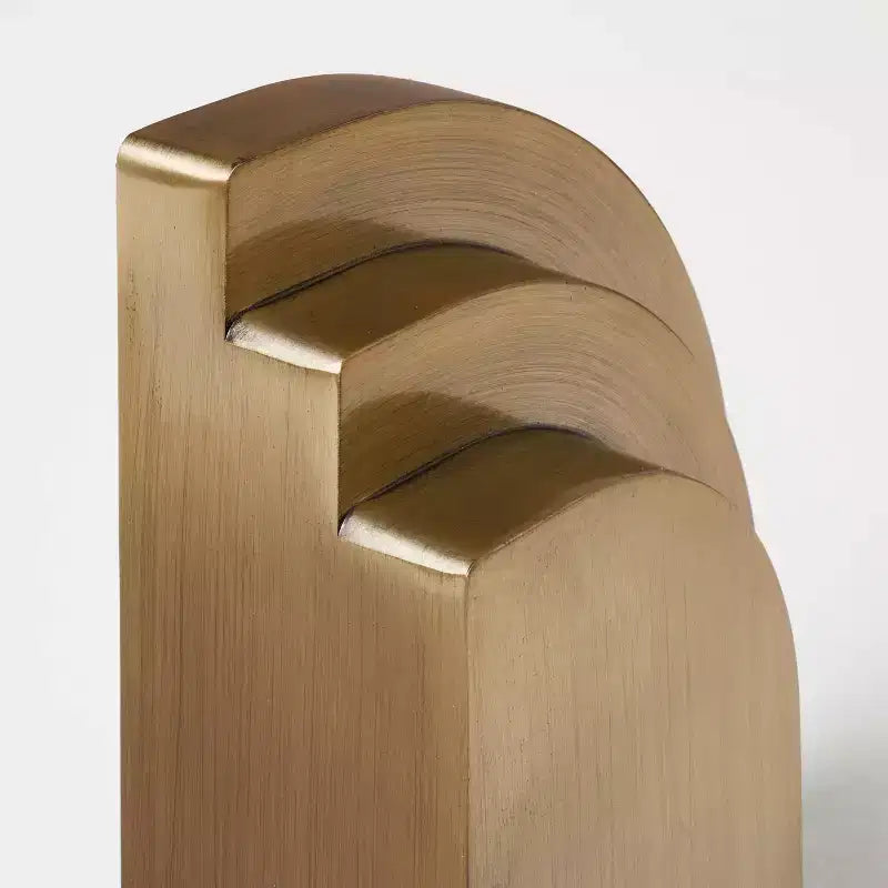 Serre-livres décoratifs superposés en laiton