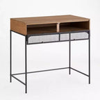 Bureau de style industriel et rustique avec rangement