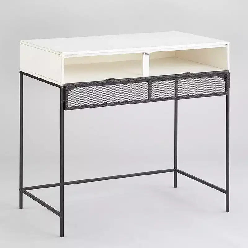 Bureau de style industriel et rustique avec rangement