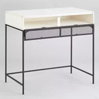 Bureau de style industriel et rustique avec rangement