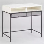 Bureau de style industriel et rustique avec rangement