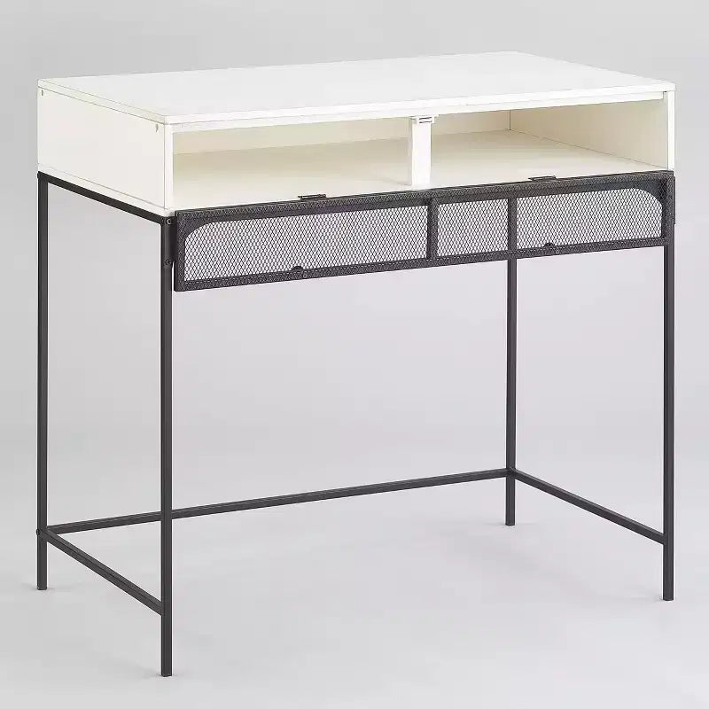 Bureau de style industriel et rustique avec rangement