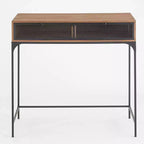 Bureau de style industriel et rustique avec rangement