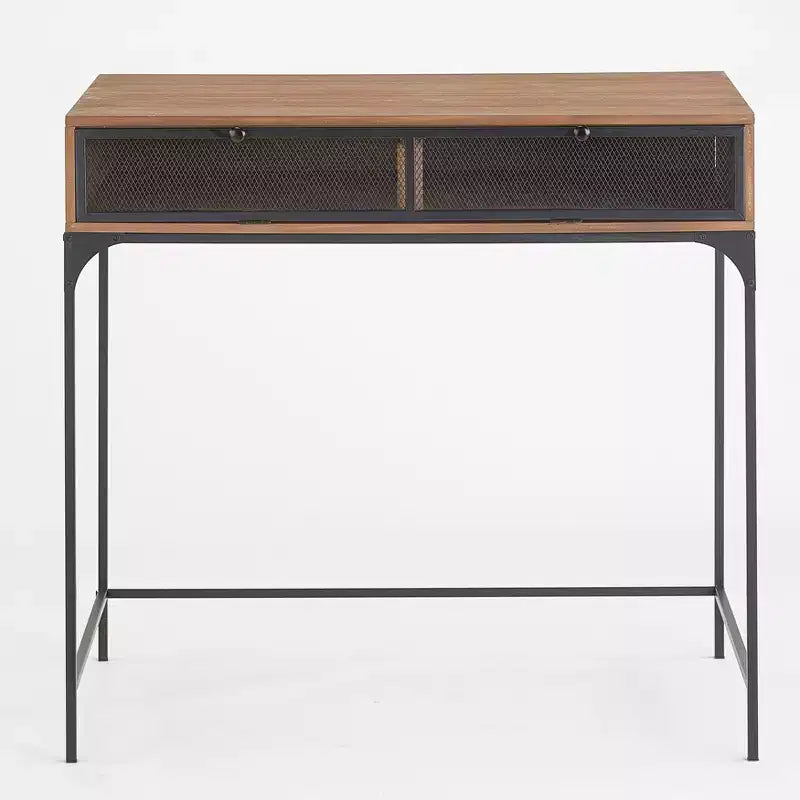Bureau de style industriel et rustique avec rangement