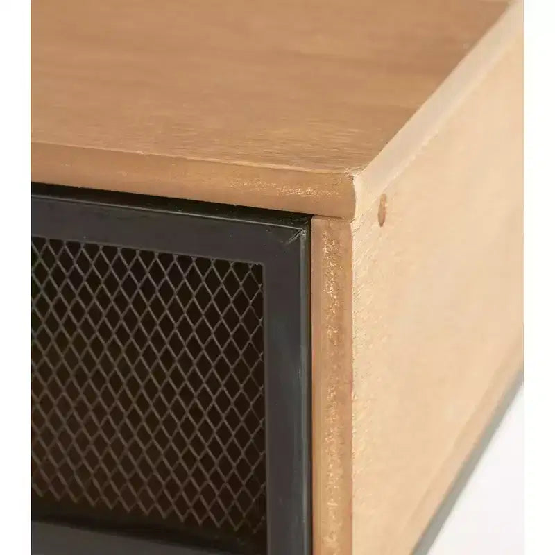 Bureau de style industriel et rustique avec rangement