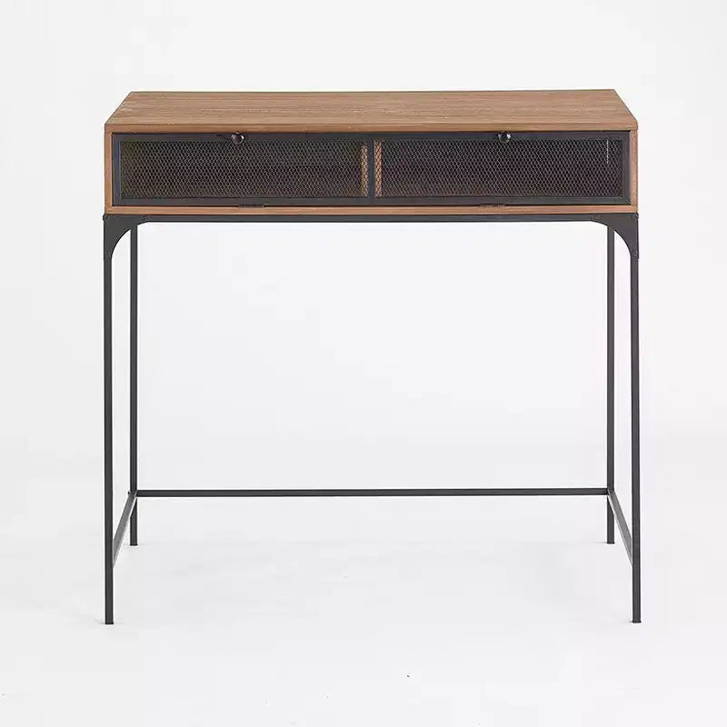 Bureau de style industriel et rustique avec rangement