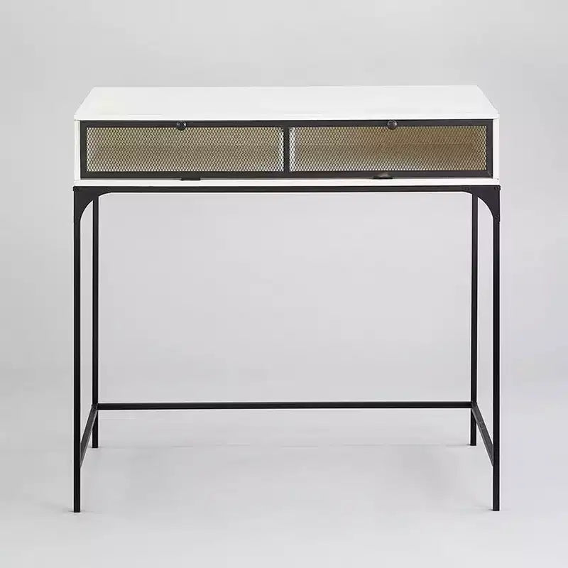 Bureau de style industriel et rustique avec rangement