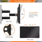 Support mural TV articulé pour téléviseurs de 30 à 65 pouces (jusqu'à 36 kg)