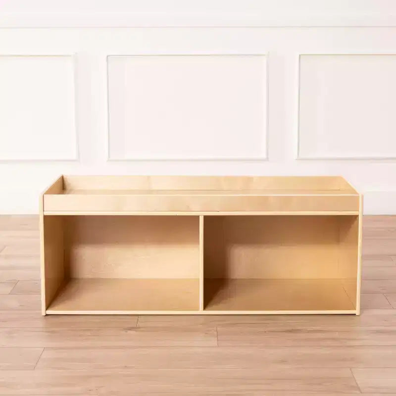 Armoire de rangement de classe double face avec dessus d'activité et miroir