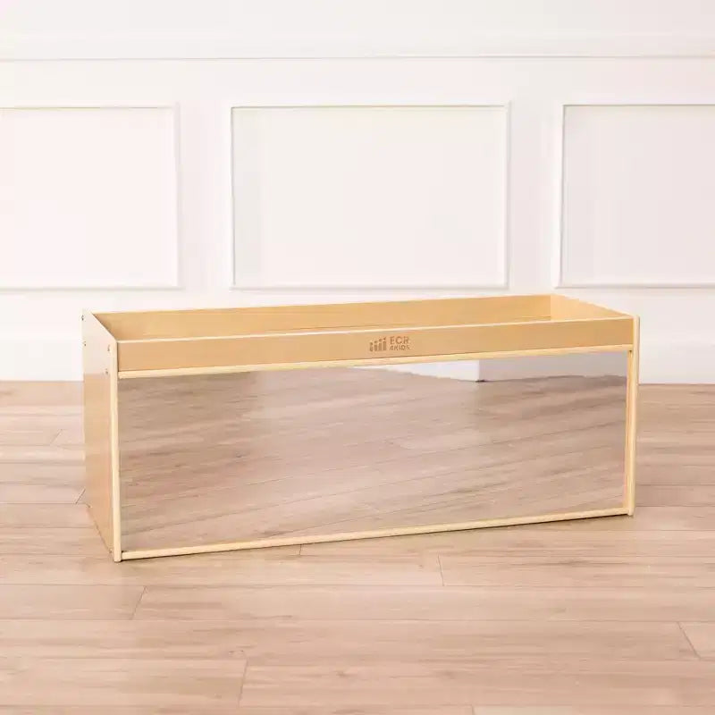 Armoire de rangement de classe double face avec dessus d'activité et miroir