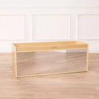 Armoire de rangement de classe double face avec dessus d'activité et miroir