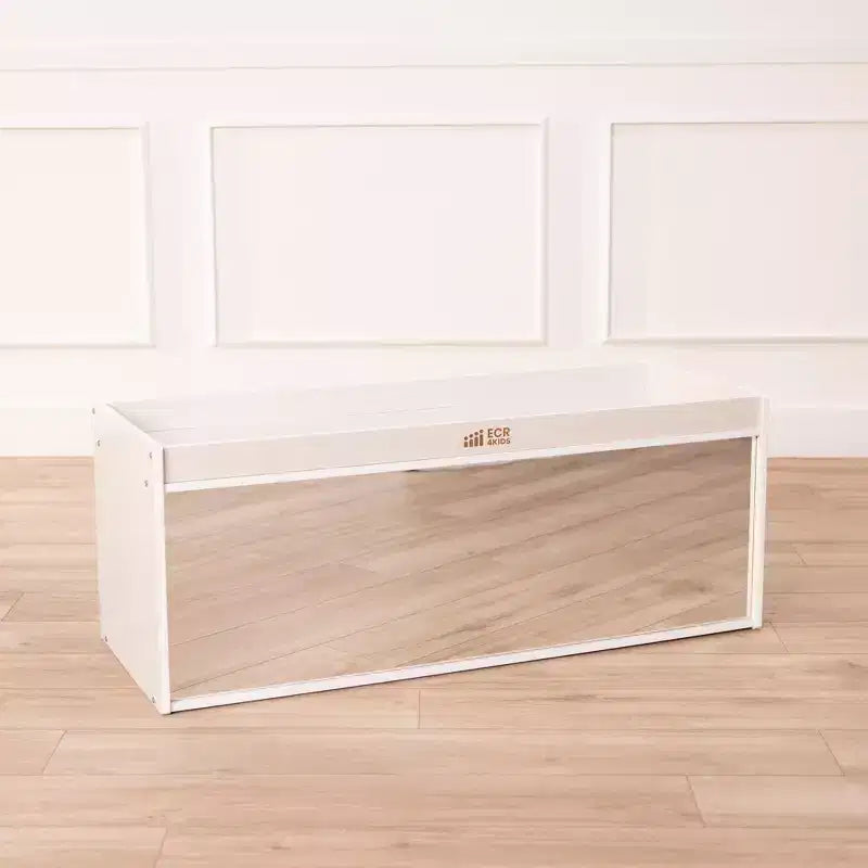 Armoire de rangement de classe double face avec dessus d'activité et miroir