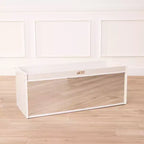 Armoire de rangement de classe double face avec dessus d'activité et miroir