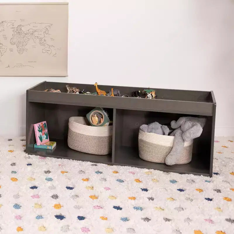 Armoire de rangement de classe double face avec dessus d'activité et miroir