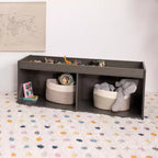 Armoire de rangement de classe double face avec dessus d'activité et miroir