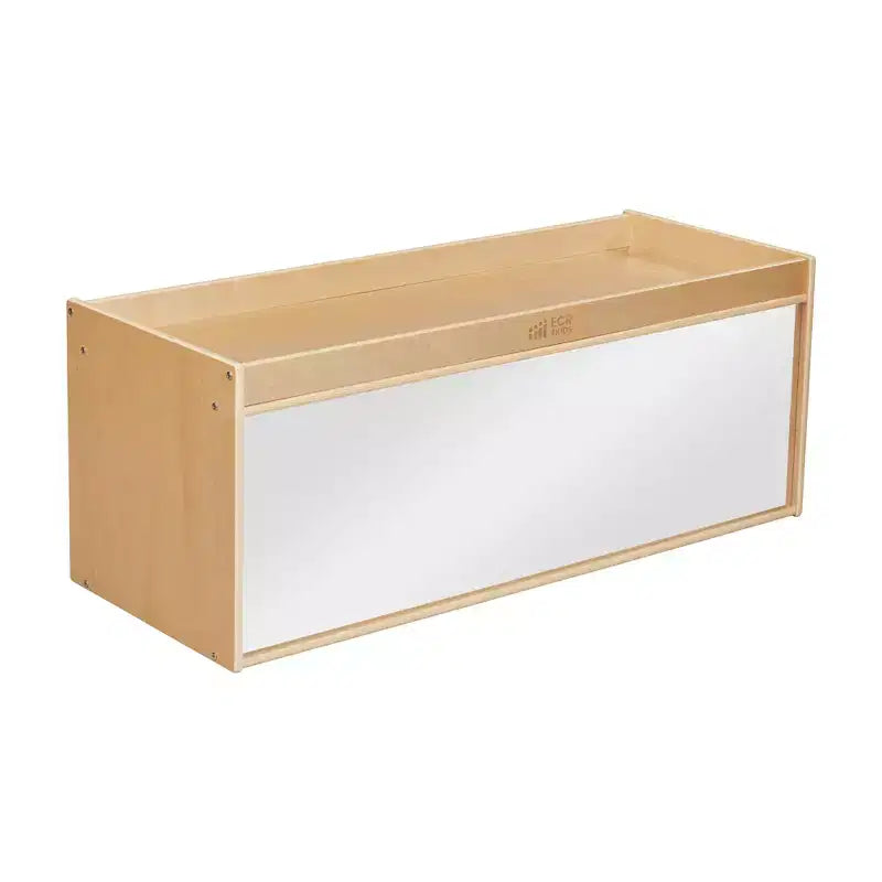 Armoire de rangement de classe double face avec dessus d'activité et miroir
