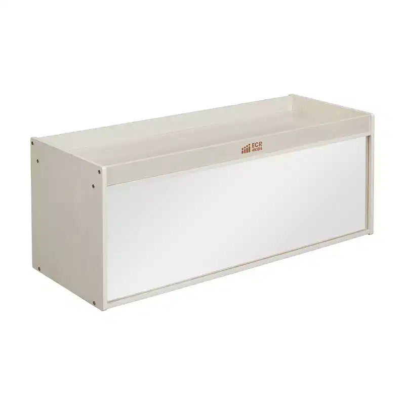 Armoire de rangement de classe double face avec dessus d'activité et miroir